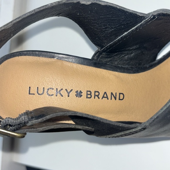 LUCKY BRAND OPEN TOE HEEL - Picture 9 of 10